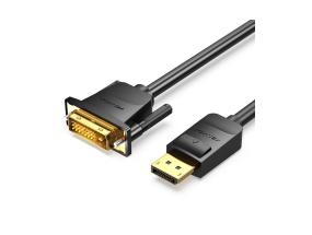 CABLE DP TO DVI 1M/BLACK HAFBF VENTION
