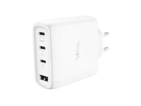 MOBILE CHARGER WALL MAXO 65W/4-PORT GAN WHITE 26068 TRUST