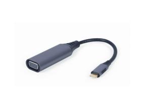 I/O ADAPTER USB-C TO VGA/GREY A-USB3C-VGA-01 GEMBIRD