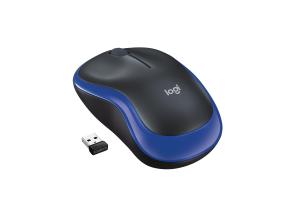 MOUSE USB OPTICAL WRL M185/BLUE 910-002236 LOGITECH