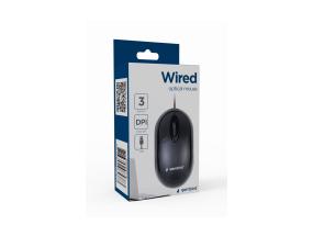 MOUSE USB OPTICAL/BLACK MUS-U-01 GEMBIRD