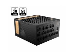 Power Supply MSI 1300 Watts Efficiency 80 PLUS PLATINIUM PFC Active MEGAI1300PPCIE5