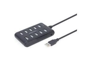 I/O HUB USB2 10PORT/UHB-U2P10P-01 GEMBIRD