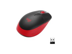 MOUSE USB OPTICAL WRL M190/RED 910-005908 LOGITECH