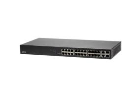 Switch AXIS Rack 1U 24x10Base-T / 100Base-TX / 1000Base-T 2x10/100/1000BASE-T/SFP combo 2xSFP…