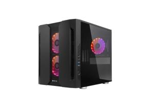 Case CHIEFTEC micro ATX/Mini-ITX Black Cube PC GM-02B-OP