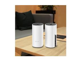 Wireless Router TP-LINK Wireless Router 2-pack 1200 Mbps Mesh DHCP DECOM4(2-PACK)