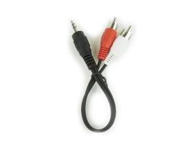 CABLE AUDIO 3.5MM TO 2RCA 0.2M/CCA-458/0.2 GEMBIRD