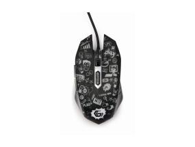 MOUSE USB OPTICAL BLACK/MUS-6B-GRAFIX-01 GEMBIRD