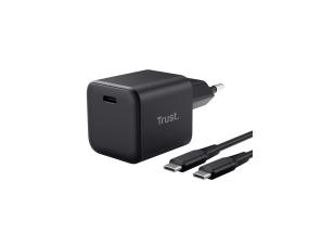MOBILE CHARGER WALL MAXO 65W/USB-C BLACK 26046 TRUST