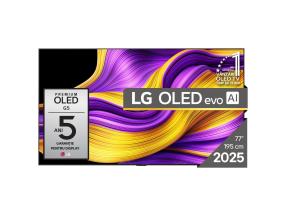 TV Set LG 77" OLED/4K/Smart 3840x2160 Wireless LAN Bluetooth webOS Black OLED77G51LW