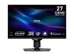 LCD Monitor MSI MAG 274UPDF E16M 27" Gaming/Frameless/4K Matte Panel IPS 3840x2160 16:9 160Hz 0.5…