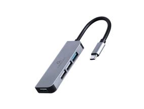 I/O HUB USB-C 4PORT/UHB-CM-U3P1U2P3-01 GEMBIRD