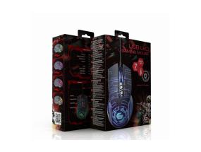 MOUSE USB OPTICAL GAMING/BLACK MUSG-RGB-01 GEMBIRD