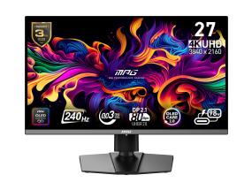 Monitor MSI MPG 272URX QD-OLED 27" Gaming/4K Matte Panel QD-OLED 3840x2160 16:9 240 ?? 0.03 ms…