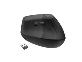 MOUSE USB OPTICAL WRL VERTICAL/BLACK RIGH 910-006494 LOGITECH