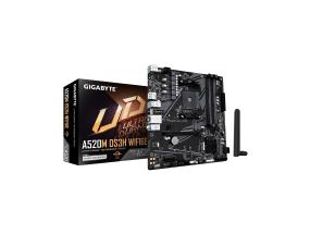 Mainboard GIGABYTE AMD A520 Socket AM4 micro ATX RAM DDR4-SDRAM 4xSlots Wi-Fi Yes Bluetooth Yes…