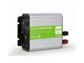 POWER INVERTER CAR 12V 300W/EG-PWC300-01 GEMBIRD