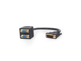 CABLE SPLITTER DVI TO DUAL VGA/A-DVI-2VGA-01 GEMBIRD