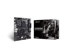 Mainboard BIOSTAR AMD A520 SAM4 Micro-ATX Memory DDR4 Memory slots 2 2xPCI-Express 3.0 1x 1xPCI...