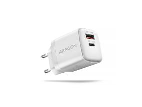 MOBILE CHARGER WALL USB 20W/2PORT WHITE ACU-PQ20W AXAGON