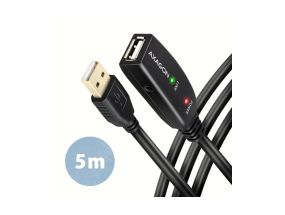 CABLE USB2.0 A-M/A-F ACTIVE/5M ADR-205 AXAGON