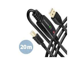 CABLE USB2.0 A-M/B-M ACTIVE/20M ADR-220B AXAGON