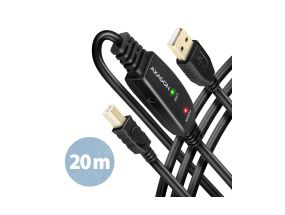 CABLE USB2.0 A-M/B-M ACTIVE/20M ADR-220B AXAGON