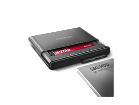 SSD ACC ADAPTER USB-C/M.2&SATA/10GBPS 0.1M ADSA-CC AXAGON