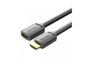 CABLE HDMI MALE/FEMALE 4K/1M BLACK AHCBF VENTION