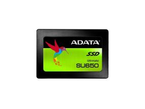 SSD ADATA SU650 480GB SATA 3.0 Write speed 450 MBytes/sec Read speed 520 MBytes/sec 2,5&quot; TBW 280...