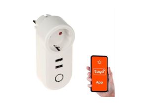 SMART HOME WIFI SMART SOCKET/USB ATLO-P1U2-TUYA GENWAY