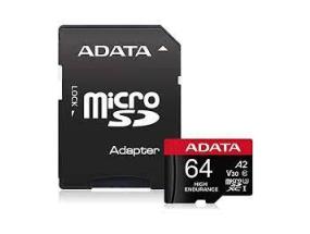 MEMORY MICRO SDXC 64GB W/ADAP./AUSDX64GUI3V30SHA2-RA1 ADATA
