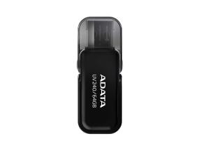 MEMORY DRIVE FLASH USB2 64GB/BLACK AUV240-64G-RBK ADATA