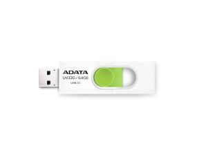 MEMORY DRIVE FLASH USB3.1 64GB/WHITE AUV320-64G-RWHGN ADATA