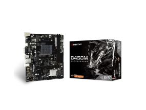Mainboard BIOSTAR AMD B450 SAM4 Micro-ATX Memory DDR4 Memory slots 2 2xPCI-Express 2.0 1x 1xPCI...