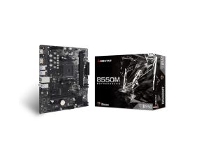 Mainboard BIOSTAR AMD B550 SAM4 Micro-ATX Memory DDR4 Memory slots 2 2xPCI-Express 3.0 1x 1xPCI...