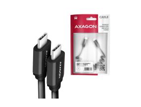 CABLE USB-C TO USB-C 1.1M 60W/TWISTER BLK BUCM-CM20TB AXAGON