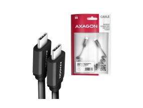 CABLE USB-C TO USB-C 1.1M 60W/TWISTER BLK BUCM-CM20TB AXAGON