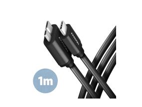 CABLE USB-C TO MICRO-B 1M/SPEED BLK BUMM3-CM10AB AXAGON