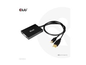 I/O ADAPTER MINI DP TO DVI/ACTIVE CAC-1130-A CLUB3D