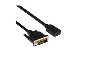 CABLE DVI-D TO HDMI 2M/M/F CAC-1211 CLUB3D
