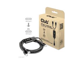 CABLE USB-C TO 2XUSB-C 1.83M/M/M CAC-1527 CLUB3D