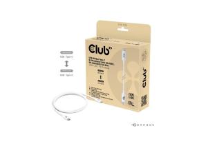CABLE USB-C TO USB-C 1.2M/WHITE CAC-1572 CLUB3D
