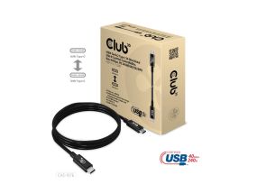 CABLE USB-C TO USB-C 1M/M/M CAC-1576 CLUB3D