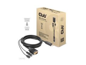 CABLE HDMI TO VGA 2M/M/M CAC-1712 CLUB3D