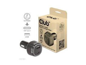 NB CHARGER CAR USB+USB-C/63W CAC-1922 CLUB3D