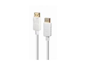 CABLE DISPLAY PORT 1.8M/WHITE CC-DP2-6-W GEMBIRD