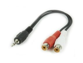 CABLE AUDIO 3.5MM TO 2RCA/SOCKET CCA-406 GEMBIRD