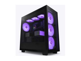 Case NZXT H7 Elite MidiTower Not included ATX MicroATX MiniITX Colour Black CM-H71EB-02